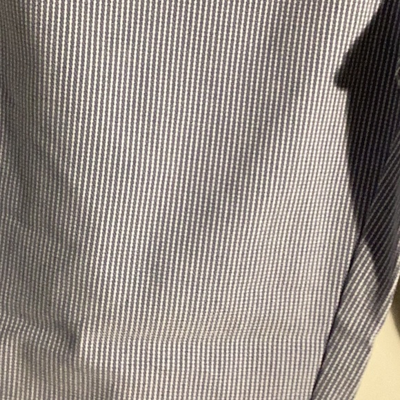 Blue and white stripe capris - Picture 2 of 4